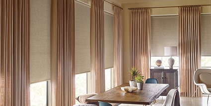 Designer Roller Shades with Design Studio Side Panels